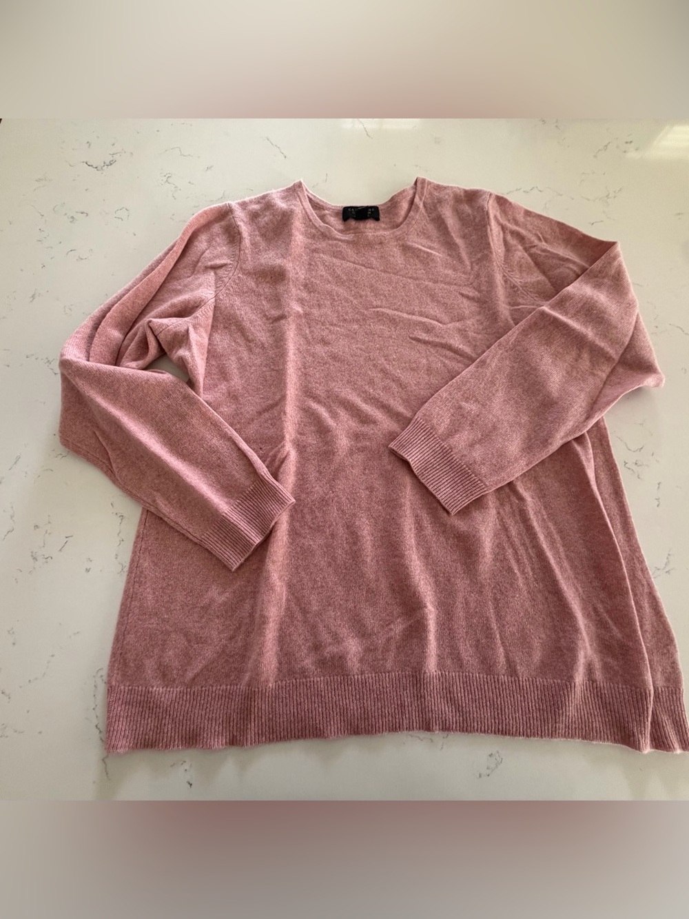Charter Club Women’s Crewneck Sweater in Dusty Rose